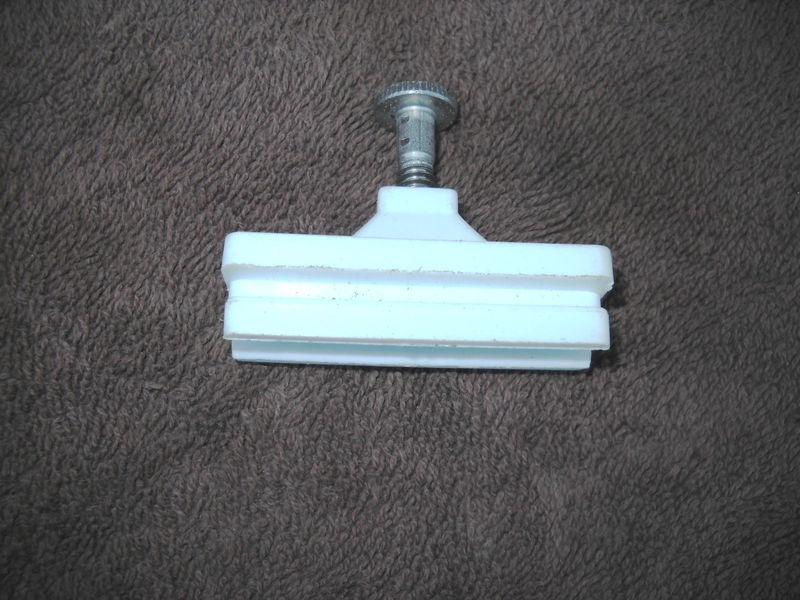 Find Bimini Top Track Slide White Nylon Hinge Stop in Darlington