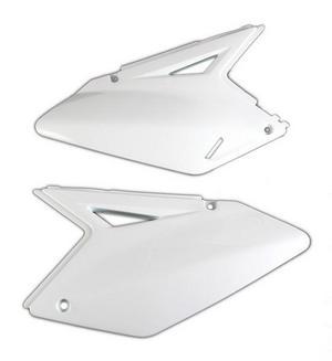 Ufo plastics side panels white for suzuki rm-z250 07-09