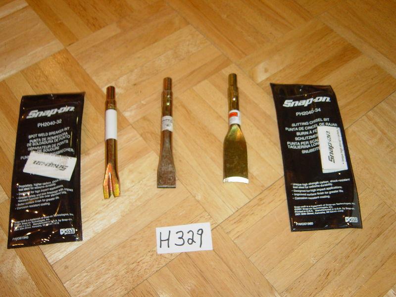 SNAP ON TOOLS NEW 3 PIECE NON TURNING BIT SET, AIR HAMMER BITS , US $29.99, image 3