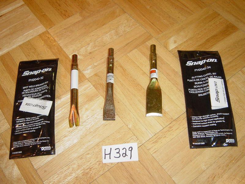 SNAP ON TOOLS NEW 3 PIECE NON TURNING BIT SET, AIR HAMMER BITS , US $29.99, image 5