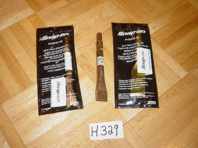 SNAP ON TOOLS NEW 3 PIECE NON TURNING BIT SET, AIR HAMMER BITS , US $29.99, image 7