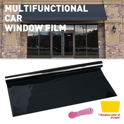 Black 20"x 10ft Uncut Roll Window Tint 15% Film VLT Car Home Bedroom Glass Dark, US $11.99, image 8