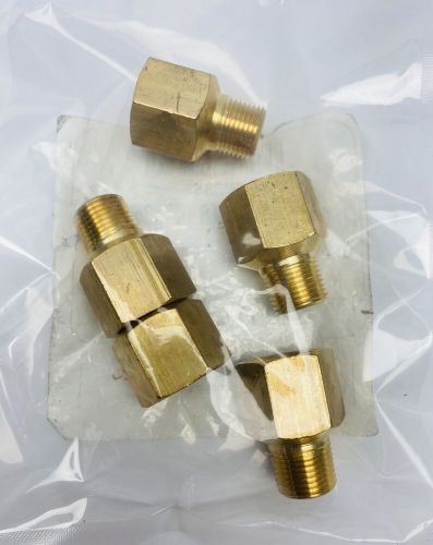 Bag of 5, bfpa86 brass adapter  1/2" x 3/8"
