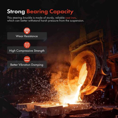 Rear Driver Spindles Steering Knuckles for Land Rover Range Rover 2003 2004-2009, US $84.99, image 5