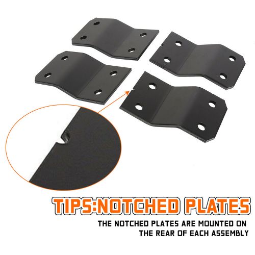 4" block lift kits for yamaha 1985-1994 g2 g9 gas electric golf cart 20" tires