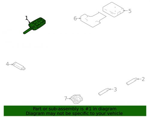 Genuine volkswagen transmitter 5h0-959-753-bk-aud