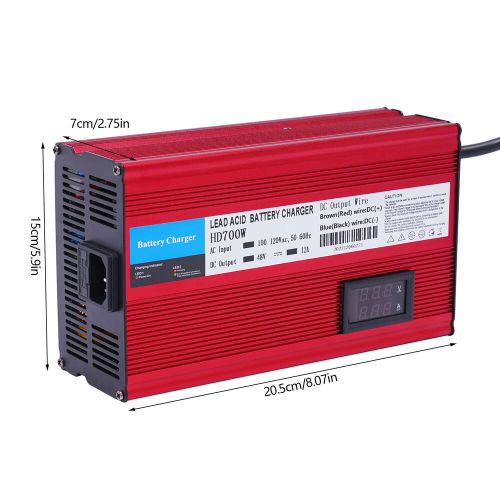 48 Volt 12Amp Golf Cart Charger 700W Fit for G19-G22-"Barrel" 2 Pin Style Plug, US $84.24, image 3