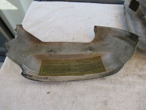 Evinrude antique outboard motor side cover set 3.3hp Sportwin 1948-51 + hardware, US $29.95, image 8