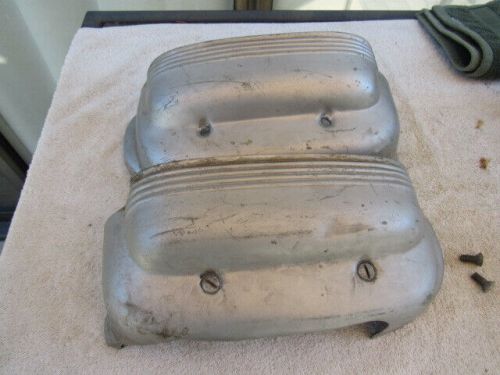 Evinrude antique outboard motor side cover set 3.3hp Sportwin 1948-51 + hardware, US $29.95, image 9