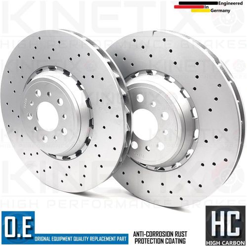 FOR BMW M2 M3 M4 G80 G81 G82 G83 G87 FRONT LEFT RIGHT DRILLED BRAKE DISC 380mm, US $, image 6