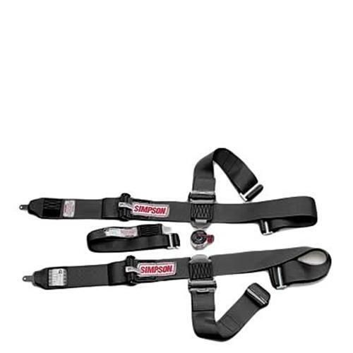 Simpson Racing 29112BK Harness 5 Way Cam Lock Wrap Around 55" Pull Down Black, US $274.95, image 2