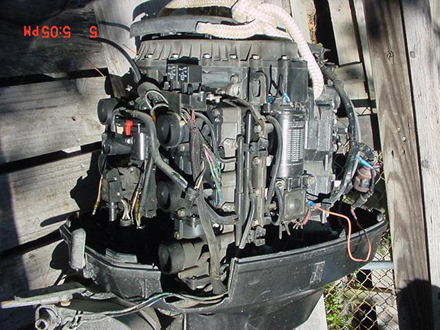 Evinrude johnson outboard motor parts 185hp power head 1996 long block