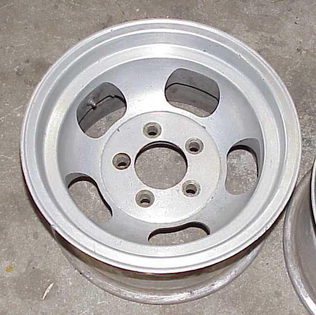 Pair Classic Aluminum Mag wheels 14x8 GM 5 on 4-3/4