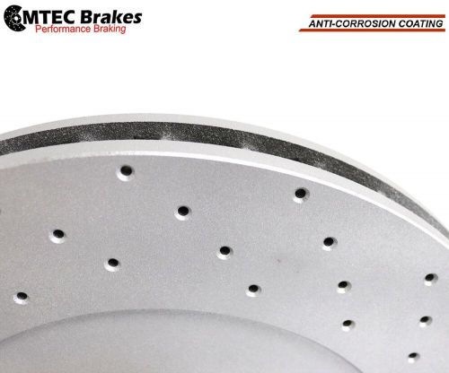 AUDI S8 5.2 Fsi Quattro 06-10 FRONT CROSS DRILLED BRAKE DISC 385mm Mintex Pads, US $, image 10