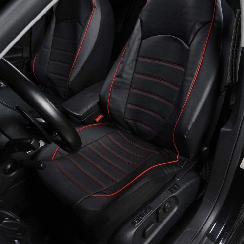 2Pcs Car Front Seat Covers Synthetic Leather High Back Bucket Protector Cushions, US $40.89, image 3