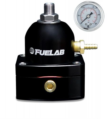 FUELAB MINI EFI Fuel Pressure Regulator Efi 3 Port 6AN Black # 53501-1 + Gauge, C $386.47, image 5