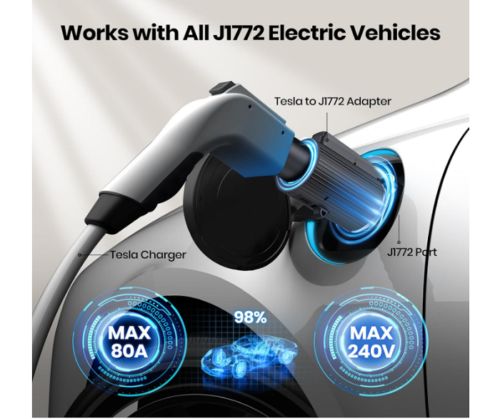 Tesla to J1772 Adapter,Fit for J1772 EVs,80A/240 VAC (Safety Certified),Works wi, US $25.00, image 9