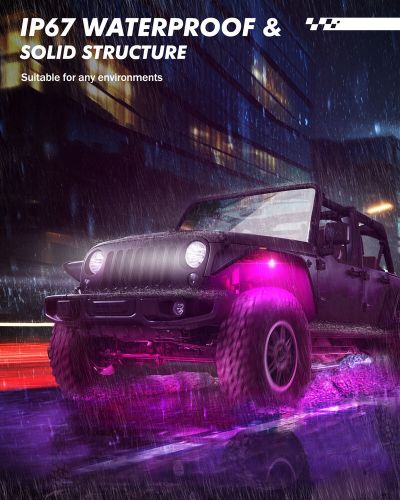 (4)LED Rock Light for Truck Pickups Offroad SUV High Quality Brand New 12V, US $39.99, image 11