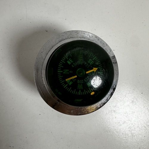 Vintage YMC Silver Black Nautical Navigation Marine Ship Yacht Boat Compass, US $39.99, image 3