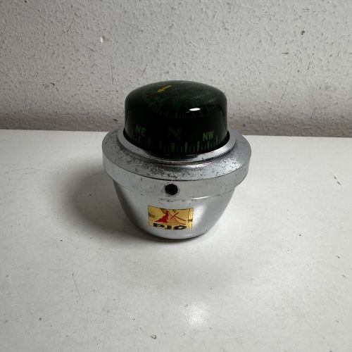 Vintage YMC Silver Black Nautical Navigation Marine Ship Yacht Boat Compass, US $39.99, image 5