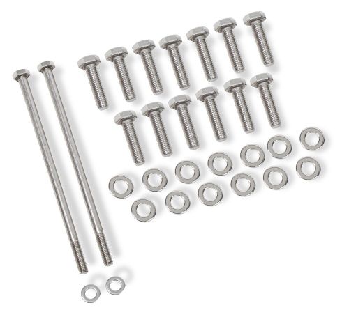 60851G Mr. Gasket Oil Pan Bolt Set - Polished Stainless Steel, US $64.50, image 3