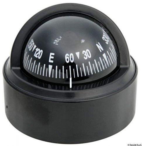 RIVIERA Stella Boat Marine Compass 2" 1/2 Black with cover, US $60.13, image 2