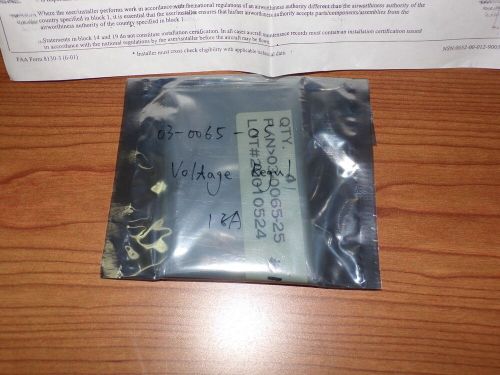 Goodrich voltage regulator diode 03-0065-25 with faa 8130