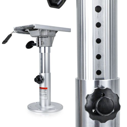 NORTHCAPTAIN Adjustable Aluminum Marine Boat Seat Pedestal with Slide,Silver, US $125.99, image 5