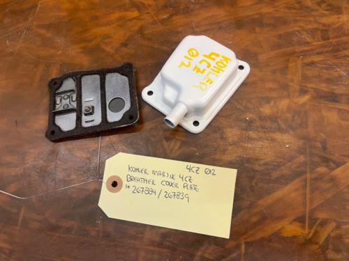 KOHLER MARINE 4CZ BREATHER COVER PLATE/BASE #267884/267839, US $38.95, image 9