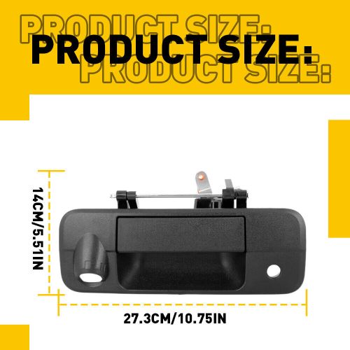 Tailgate Latch Rear Handle Exterior Tail Gate Black For 2007-13 Toyota Tundra V, US $22.99, image 4