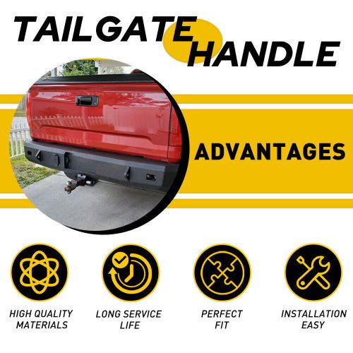 Tailgate Latch Rear Handle Exterior Tail Gate Black For 2007-13 Toyota Tundra V, US $22.99, image 6