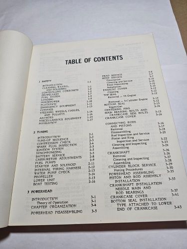 1958-1972 JOHNSON / EVINRUDE OUTBOARD MOTOR TUNE-UP & REPAIR BOOK MANUAL BOAT, US $29.95, image 2