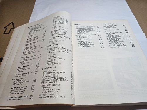 1958-1972 JOHNSON / EVINRUDE OUTBOARD MOTOR TUNE-UP & REPAIR BOOK MANUAL BOAT, US $29.95, image 4