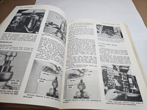 1958-1972 JOHNSON / EVINRUDE OUTBOARD MOTOR TUNE-UP & REPAIR BOOK MANUAL BOAT, US $29.95, image 5