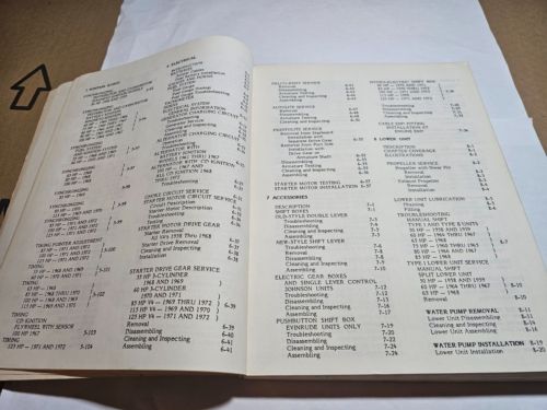 1958-1972 JOHNSON / EVINRUDE OUTBOARD MOTOR TUNE-UP & REPAIR BOOK MANUAL BOAT, US $29.95, image 28