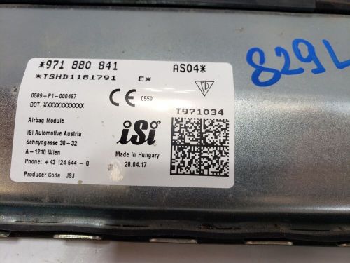 ✅ 17-21 OEM Porsche Panamera 971 Front Left Driver Knee Panel Lower Airbag Black, US $289.95, image 3