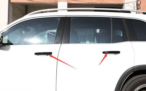 Exterior Side Door Handle ABS Black 5PCS Cover Trim For Benz GLC X253 2020-2021, US $59.86, image 3