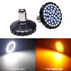 Front 2" led turn signal light 1157 bulb for harley touring road glide limited