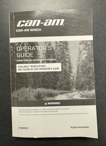 BRP Treuil CAN-AM HD 4500 Winch In Original Box with User Manual, US $425.00, image 4