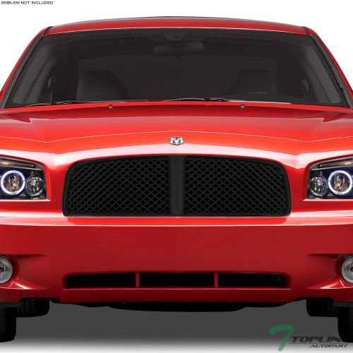 Topline For 2006-2010 Dodge Charger Mesh Front Hood Bumper Grill Grille - Black, US $55.00, image 7