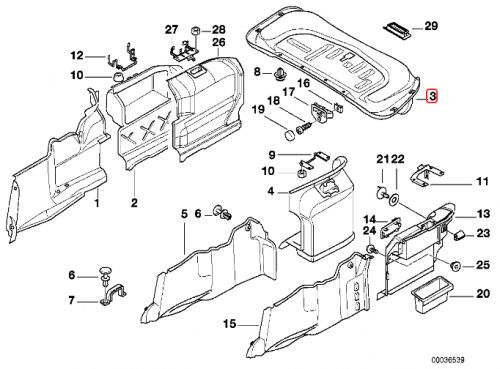 BMW E38 7 Series 735 740 750 Trunk Lid Carpet Trim Panel 51478125965, AU $115.00, image 8