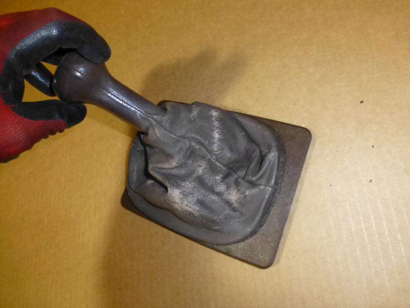 Find PORSCHE 944 924 EARLY MODEL BROWN LEATHER SHIFT BOOT WTH SHIFTER