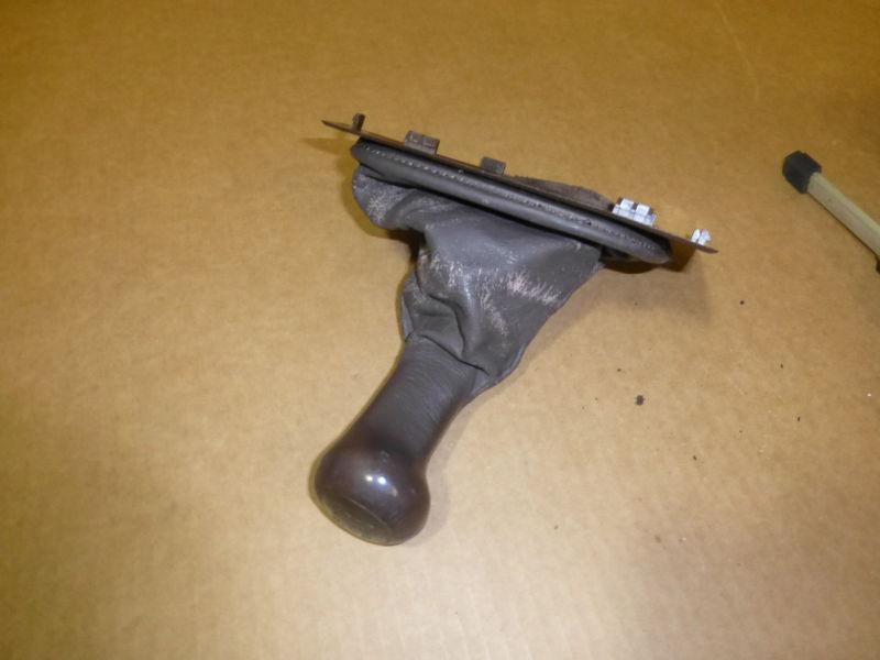 Find PORSCHE 944 924 EARLY MODEL BROWN LEATHER SHIFT BOOT WTH SHIFTER