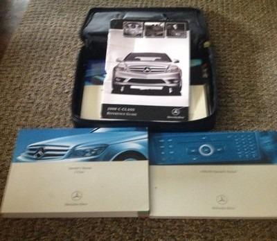 2008 c class owners manual full set with case