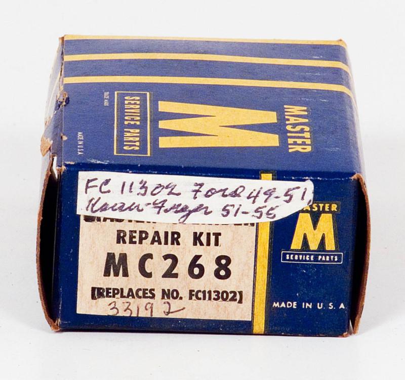 1949 - 1951 ford & 1951 - 1955 kaiser frazer - nos - master cylinder repair kit