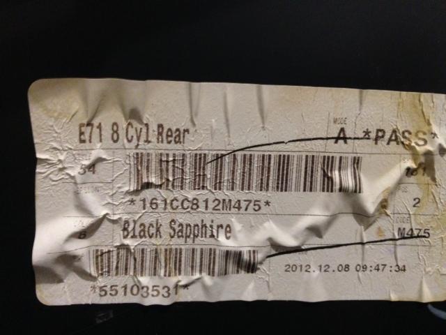 OEM BMW x5 x6 left fender (Drivers Side) - Black Sapphire, US $230.00, image 4