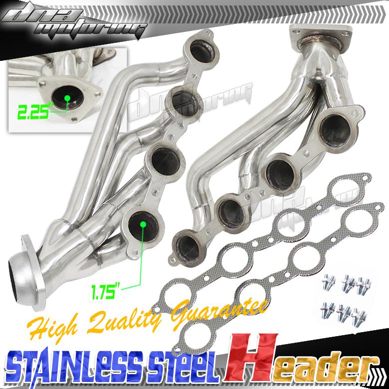4.8/5.3/6.0 chevy/gmc/cadillac t304 header/exhaust suv