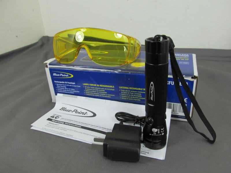 Blue-point rechargeable uv flashlight - ecfuvleda - ultra violet light