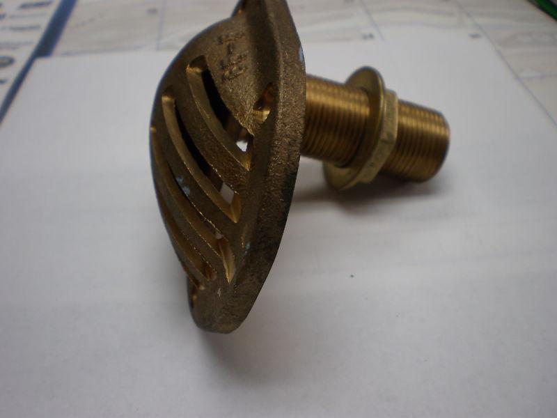 Find BOAT WATER INTAKE SOLID BRASS 4 IN X 3 IN BIN66 in Pewaukee, Wisconsin, US, for US 25.00