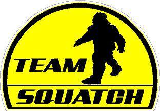 Team squatch decal   / sticker  *** new ***    bigfoot